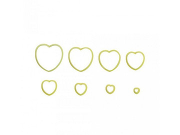 CORTADOR CORACAO LISO C/8 PC.