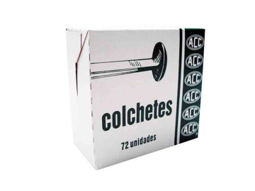 COLCHETE LATONADO N.06 C/72
