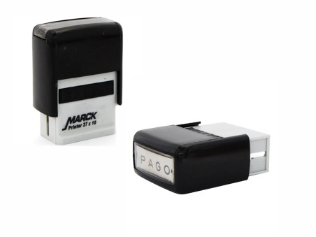 CARIMBO AUTOMATICO PAGO NEGRITO