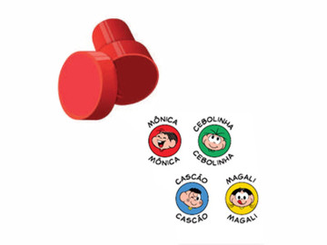 CARIMBO DESENHO TURMA DA...