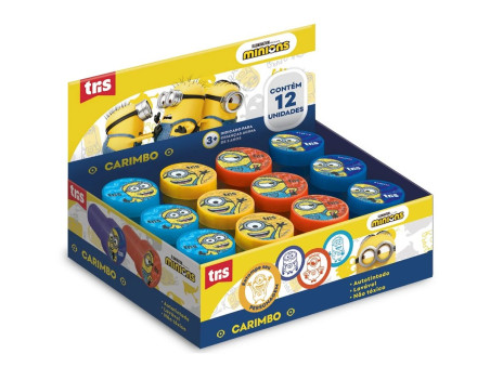 CARIMBO DESENHO MINIONS C/12