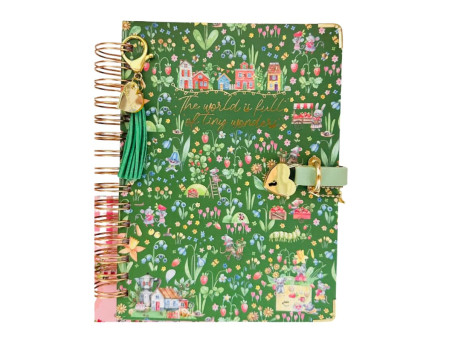 DIARIO ELEGANTE FAZENDA C/CADEADO 100F.