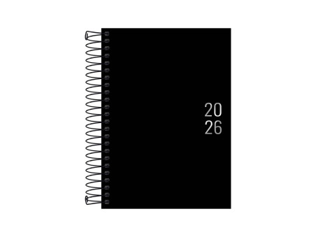 AGENDA ESP.NAPOLI 13X19 PRETA AN.176P.