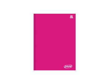 AGENDA CART.KBOM PINK 160F.AN.