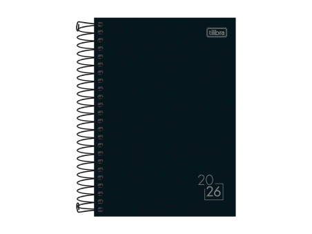 AGENDA ESP.SPICE PRETA 14X20 ANUAL 160P.