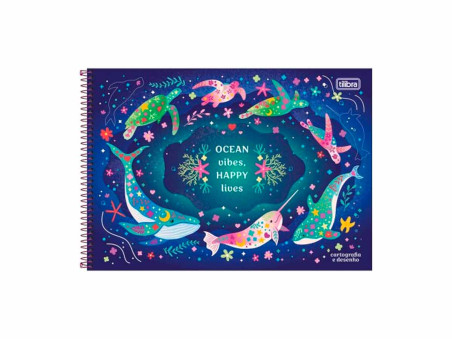 CADERNO CART.80F.BUBBLE CD