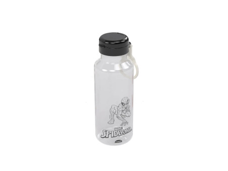 GARRAFA PLAST.HOMEM ARANHA ABRE F.600ML