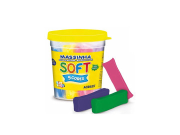 KIT MASSINHA SOFT 5 CORES...