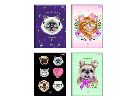 CADERNO BROCHURAO 80F.PET HOLIC CD.