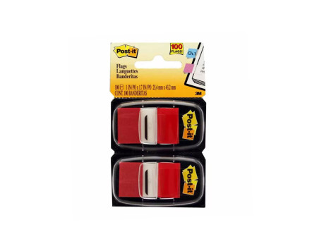 POST-IT FLAGS 25X43 VERMELHO 100F.