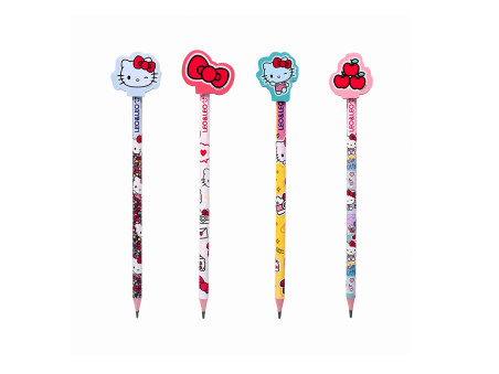 LAPIS PRETO LEONORA HELLO KITTY+BOR.-AV