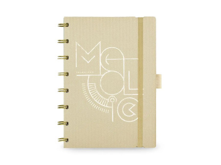 CADERNO INTELIG. 70F.METALLIC VD.C/ELAST