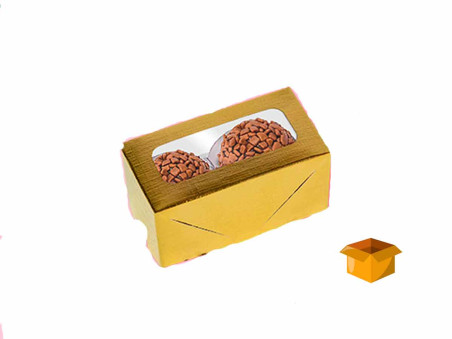 CX.08X04X04 OURO C/VISOR 2 DOCES C/10