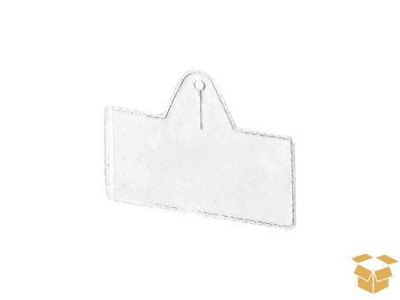 CRACHA  4,1X9,3 SEM PRESILHA -LD40 C/50