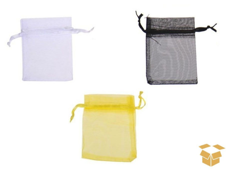 SACO ORGANZA 15X22 VX.CORES C/10