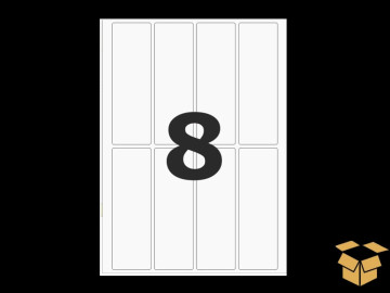 ETIQUETA  72MMX23MM BRANCA...