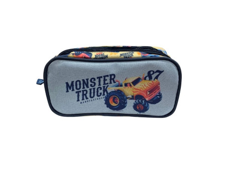 BOLSINHA EST.MONSTER TRUCK AZUL 3D.