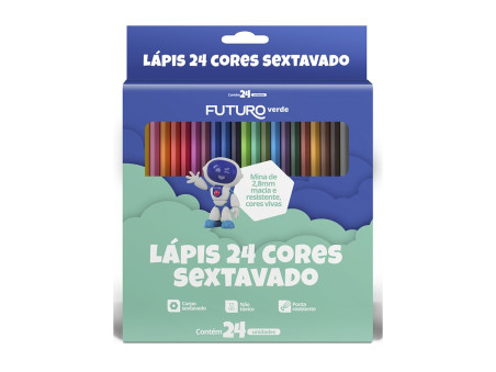 LAPIS COR  24 CORES SEXTAVAD REC.