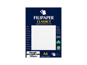 PAPEL A4 VERGE BRANCO...