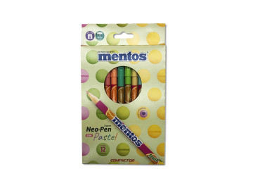 CANETA HIDR.12 CORES PASTEL...