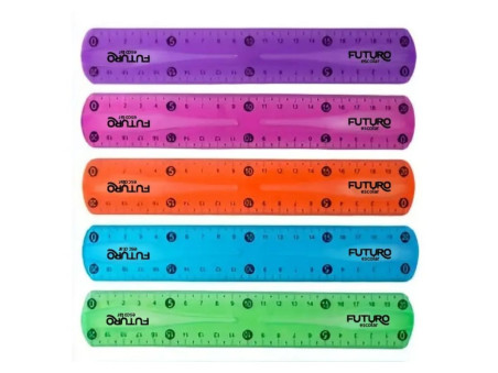 REGUA  20CM.FLEXIVEL-AV