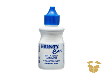 TINTA CARIMBO AZUL 40ML.C/12