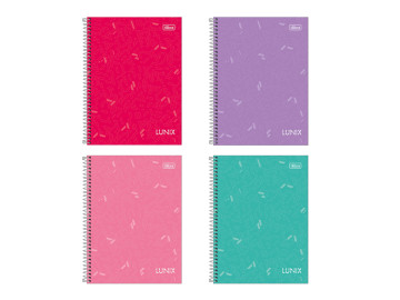 CADERNO UNIV.160F.10M.LUNIX...