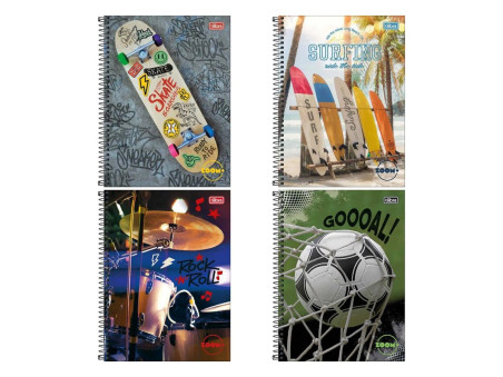 CADERNO UNIV. 96F.1M.ZOOM MASC.CD.
