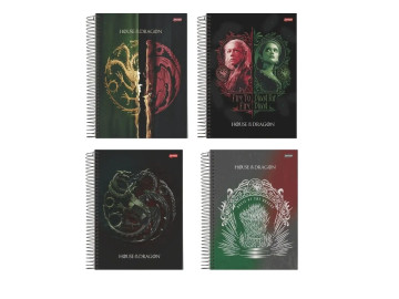 CADERNO UNIV. 80F.1M.HOUSE...