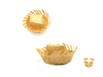 CHAPEU PALHA MINI C/5 UNDS-...
